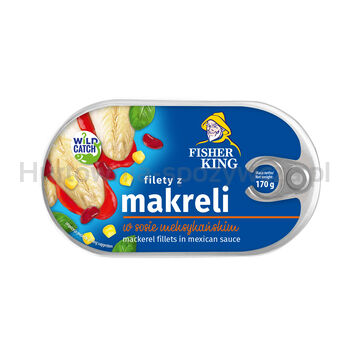 Fisherking Filety Z Makreli W Sosie Meksykańskim 170G 