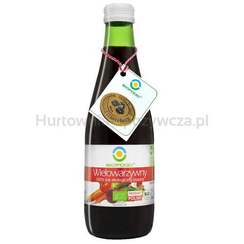 Sok Wielowarzywny Kiszony Nfc Bezglutenowy Bio 300 Ml - Bio Food [BIO]