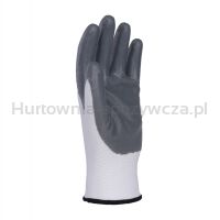Rękawice DONAU SAFETY Nitrile 01, kat. II, rozm. 10, szare - 3