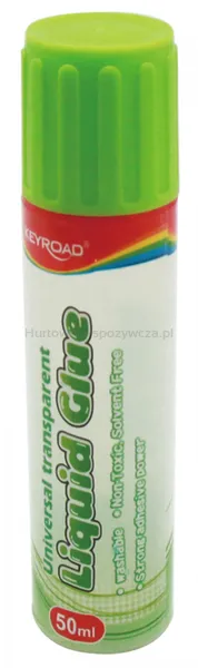 Klej W Płynie Keyroad, Z Gąbczastą Końcówką, 50Ml, Pakowane Na Displayu
