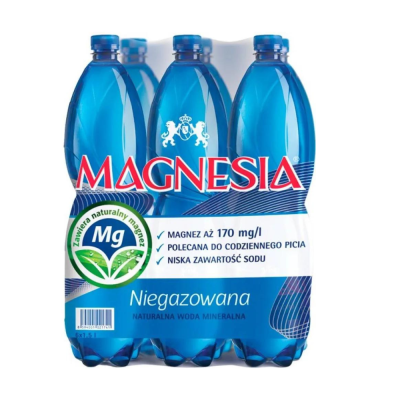 Woda Magnesia niegazowana 1,5 l x 6szt.