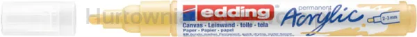 Marker akrylowy e-5100 EDDING, 2-3 mm, matowy żółty pastel