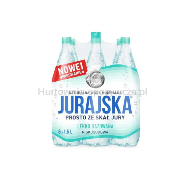 Jurajska Naturalna woda mineralna lekko gazowana 1,5 l