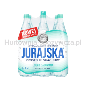 Woda Jurajska Lekko Gazowana 1,5 L