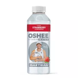 Oshee Vitamin Water Strawberry-Lemongrass SLEEVE 555ml