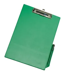 Q-Connect Clipboard deska, z klipsem, PVC, A4 zielony 