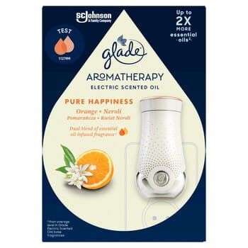 Glade Odświeżacz Powietrza Aromatherapy Electric Scented Oil - Pure Happiness, Elektryczny 20Ml