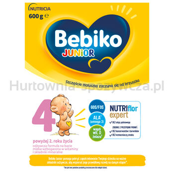 Bebiko Junior 4 Nutriflor Expert Mleko Dla Dzieci Powyżej 2. Roku Życia 600 G