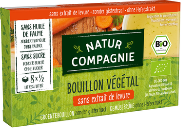 Natur Compagnie Natur Compagnie Bulion Kostki Warzywne Bez Dodatku Cukrów I Drożdży Bio (8 X 10,5 G) 84 G [BIO]