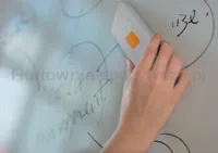 Gąbka do tablicy NOBO, magnetyczna, z wymiennym wkładem, biała - 2