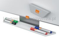 Gąbka do tablicy NOBO, magnetyczna, z wymiennym wkładem, biała - 3