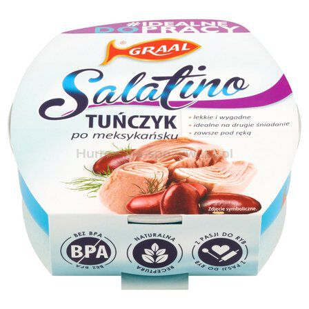 Sałatka Salatino Tuńczyk Po Meksykańsku 160 G Graal