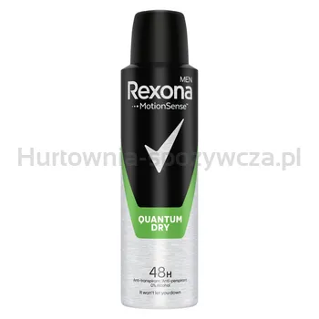 Antyperspirant w aerozolu dla mężczyzn Rexona Quantum Dry 150ml
