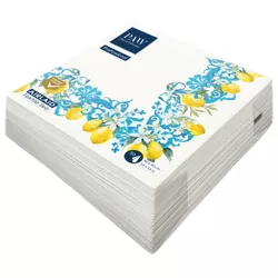 Serwetki PAW Professional Dinner Citrus Baroque 1-warstowe 40x40cm składane 1/4