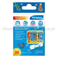 Plastry dziecięce VISCOPLAST Zwierzęta, 72x25mm, 20 szt., pudełko - 4