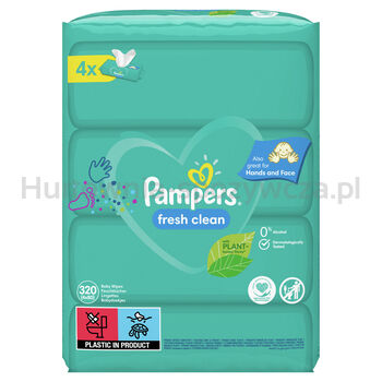 Pampers Chusteczki Pielegnacyjne Fresh Clean 4X80 Szt