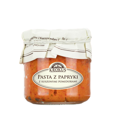 Pasta Z Papryki Z Suszonymi Pomidorami Bezglutenowa 180 G - Krokus [BIO]