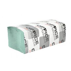 Office Products Ręczniki Składane Zz Makulaturowe Ekonomiczne 1-Warstwowe 4000 Listków 20Szt Zielone