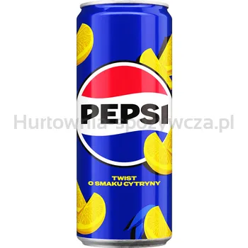 Pepsi Napój gazowany Twist o smaku cytrynowym 330 ml