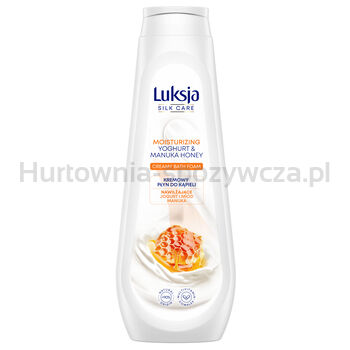 Luksja Płyn Do Kąpieli Silk Care Kremowy Jogurt I Miód Manuka 900 Ml