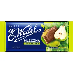 E.Wedel Czekolada mleczna gruszkowa 100g