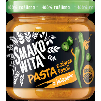 Smakowita Pasta z ziaren fasoli z jalapeno 180g