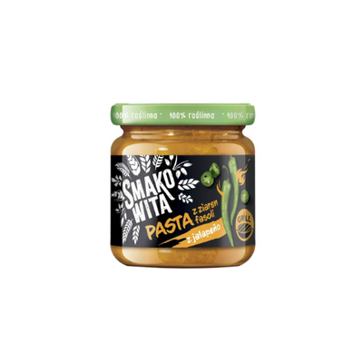 Smakowita Pasta z ziaren fasoli z jalapeno 180g