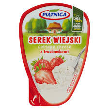 Piątnica Serek Wiejski z truskawką 150g