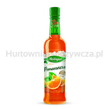 Herbapol Syrop Owocowy O Smaku Pomarańczowym Z Witaminą C, D, B6 I Cynk, 680Ml