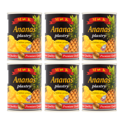 Mk Ananas Plastry W Lekkim Syropie 565G Z Otwieraczem