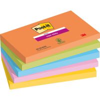 Post-It Karteczki samoprzylepne Super Sticky, BOOST, 76x127mm, 5x90 kart. [BIURO]