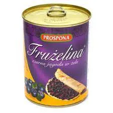 Prospona Frużelina Czarna Jagoda W Żelu 380G