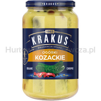 Krakus Ogórki Konserwowe Kozackie 870 G