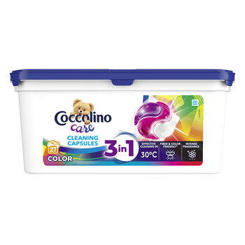 Coccolino Kapsułki do prania tkanin kolorowych Care 467g ( 27 prań )