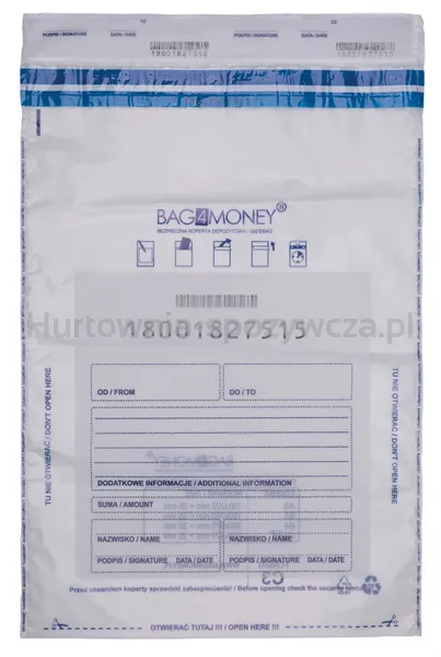 Koperta bezpieczna OFFICE PRODUCTS, C3, 330x470mm, 50szt., transparentna