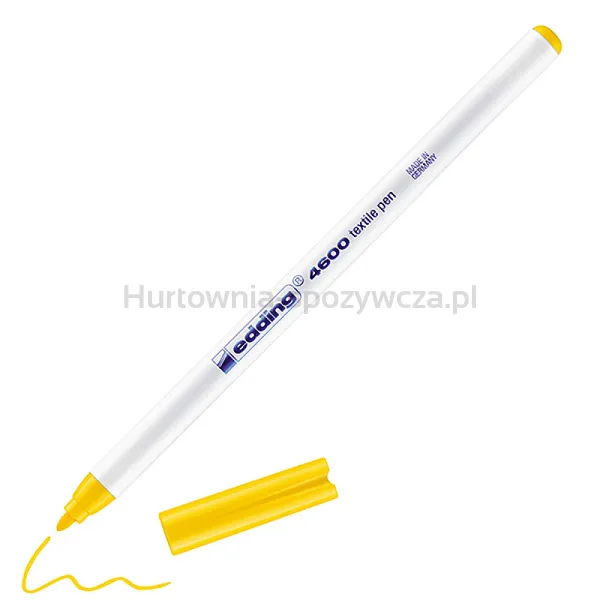 Pisak tekstylny e-4600 EDDING, 1 mm, żółty
