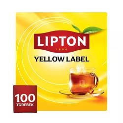 Lipton Herbata Czarna Yellow Label 100 torebek