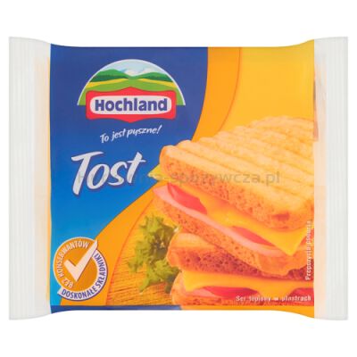 Hochland Tost Ser Kremowy Topiony W Plastrach 130 G