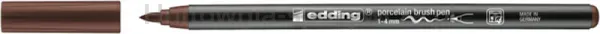 Pisak do porcelany e-4200 EDDING, 1-4mm, brązowy