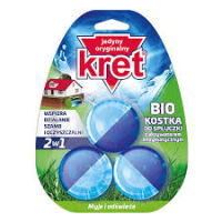 Kret Bio kostka do spłuczki z aktywatorem enzymatycznym (3 x 50g)