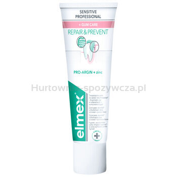 Elmex Pasta Do Zębów Sensitive Professional Repair;Prevent + ochrona dziąseł 75 ml