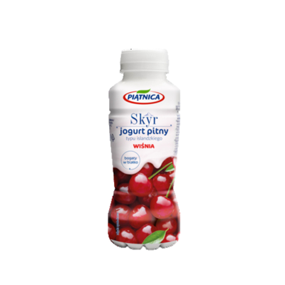 Jogurt pitny Skyr wiśnia Piątnica 330ml