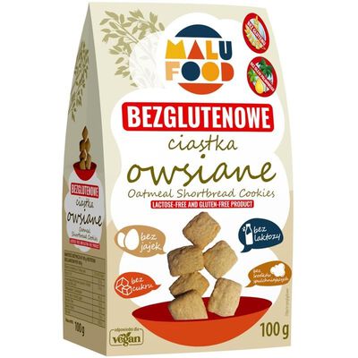 Ciastka owsiane BEZGL. B/C 100g