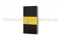 Zestaw 3 Zeszytów Moleskine Cahier Journals P (9X14Cm) W Kratkę, 64 Strony, Czarny - 3