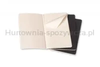 Zestaw 3 Zeszytów Moleskine Cahier Journals P (9X14Cm) W Kratkę, 64 Strony, Czarny - 6