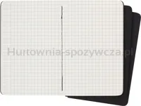 Zestaw 3 Zeszytów Moleskine Cahier Journals P (9X14Cm) W Kratkę, 64 Strony, Czarny - 12