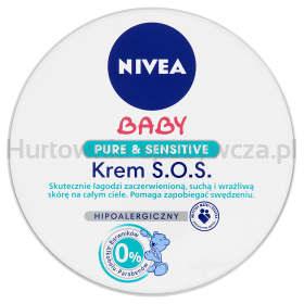 Nivea Krem S.O.S Pure  Sensitive Emolienty 150 Ml