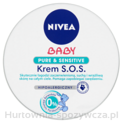 Nivea Krem S.O.S Pure &Amp Sensitive Emolienty 150 Ml