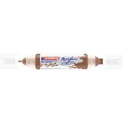 Marker akrylowy 3D e-5400 EDDING, podwójny, 2-3 mm, 5-10 mm, leszczyna