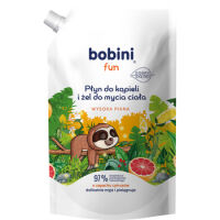 Bobini Fun Płyn Do Kąpieli I Żel Do Mycia Wysoka Piana O Zapachu Cytrusów 500Ml Refill